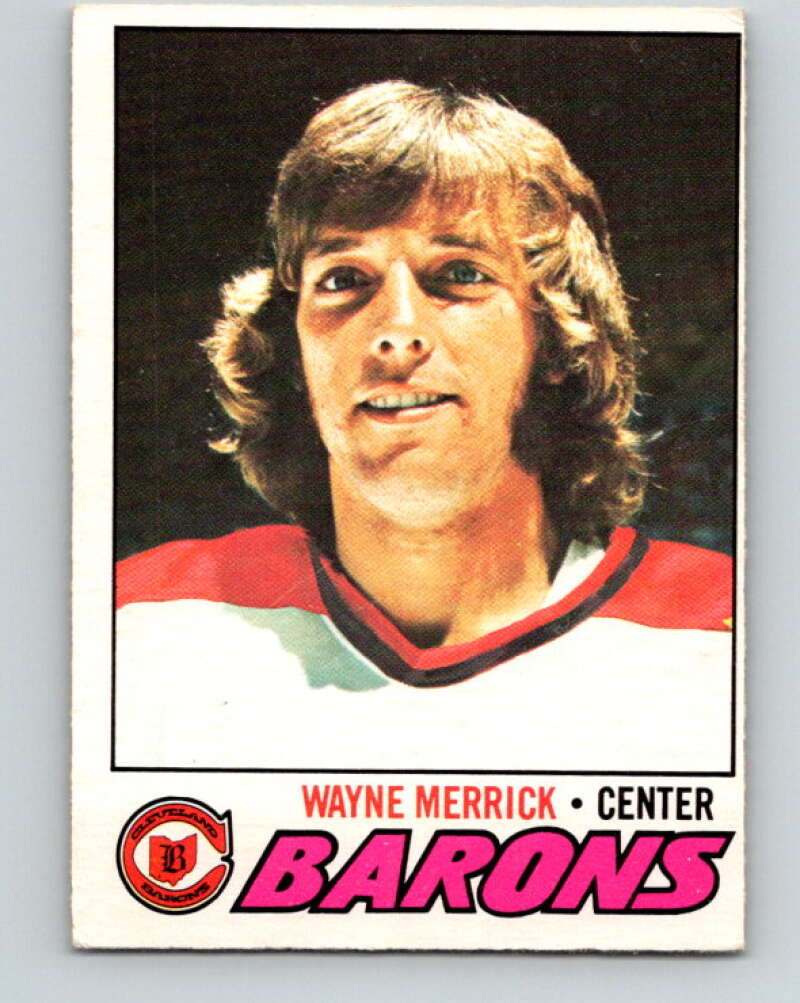 1977-78 O-Pee-Chee #176 Wayne Merrick  Cleveland Barons  V14172