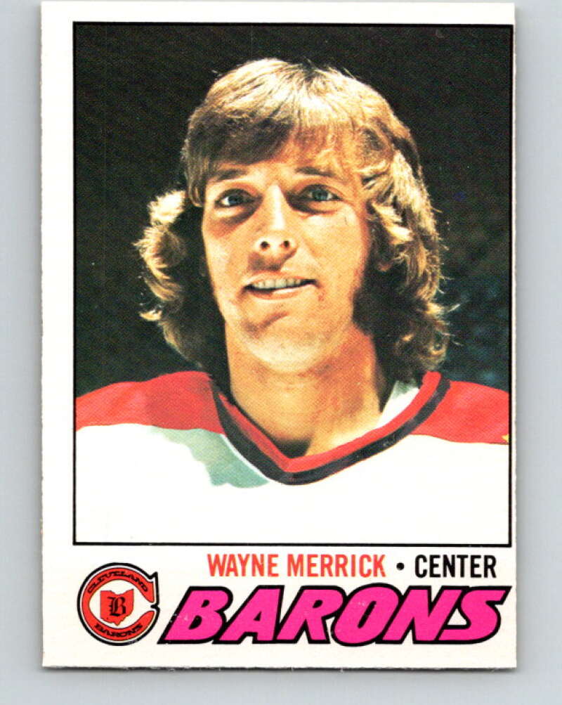 1977-78 O-Pee-Chee #176 Wayne Merrick  Cleveland Barons  V14173