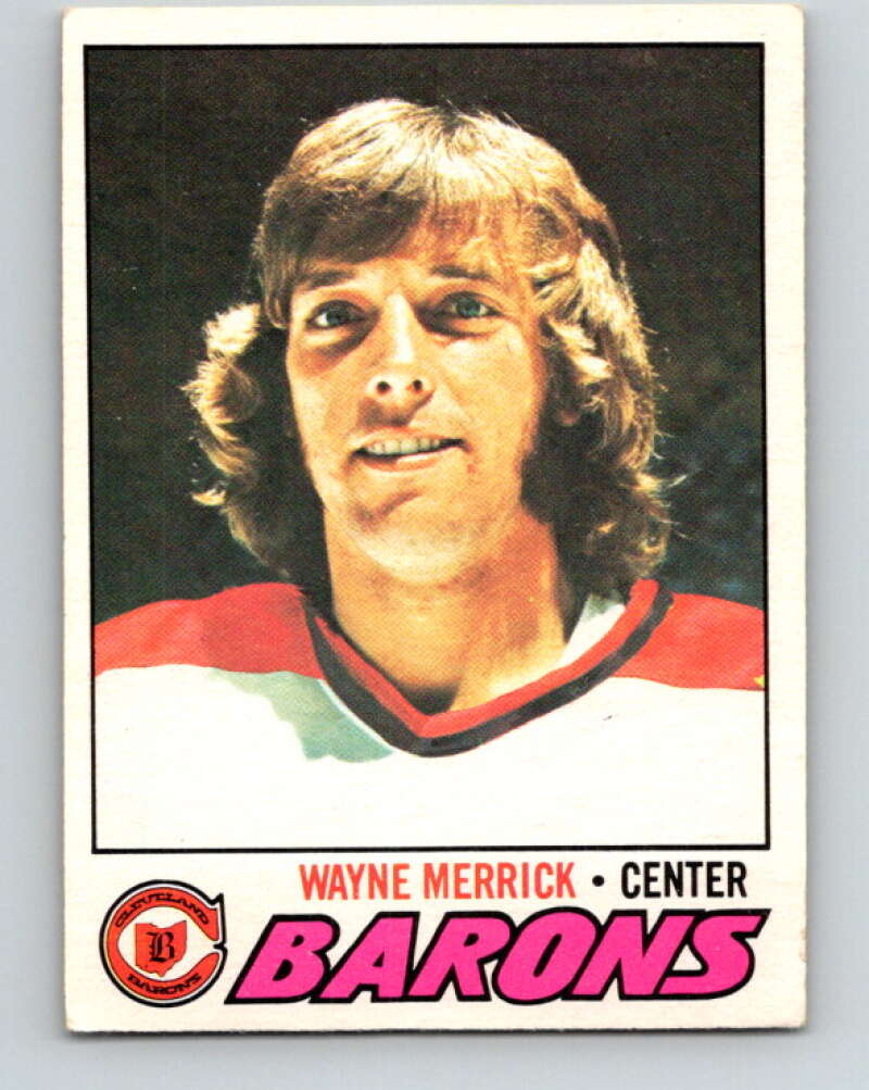 1977-78 O-Pee-Chee #176 Wayne Merrick  Cleveland Barons  V14174