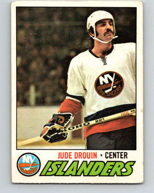 1977-78 O-Pee-Chee #182 Jude Drouin  New York Islanders  V14210