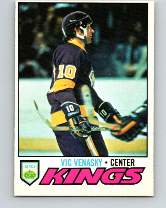 1977-78 O-Pee-Chee #187 Vic Venasky  Los Angeles Kings  V14239