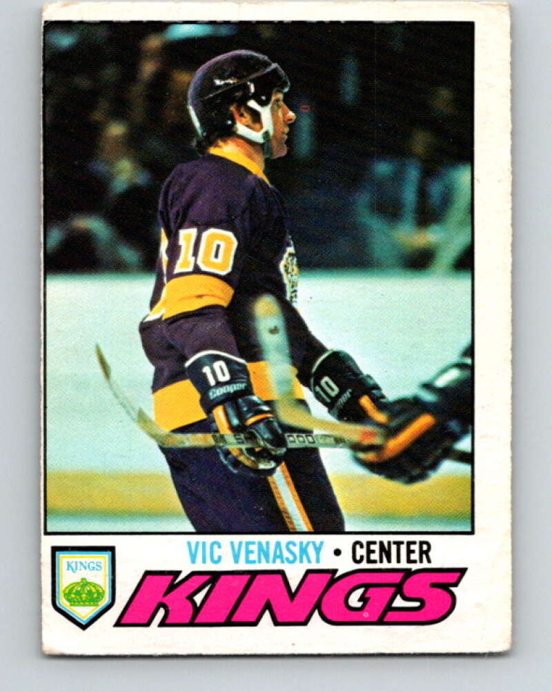 1977-78 O-Pee-Chee #187 Vic Venasky  Los Angeles Kings  V14240