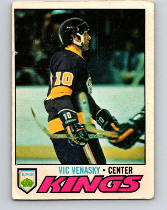 1977-78 O-Pee-Chee #187 Vic Venasky  Los Angeles Kings  V14241