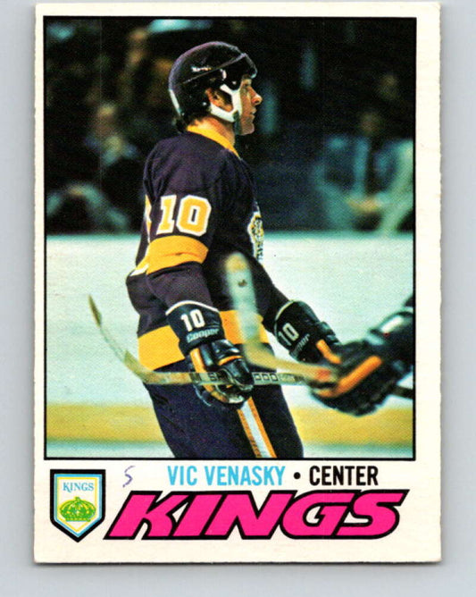 1977-78 O-Pee-Chee #187 Vic Venasky  Los Angeles Kings  V14242