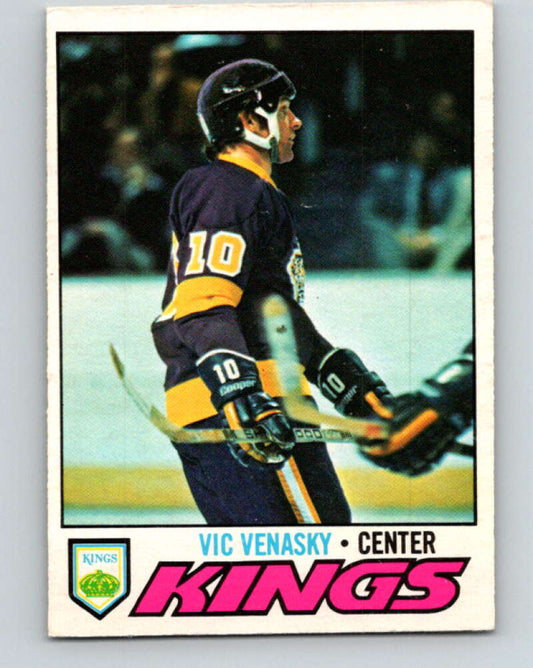 1977-78 O-Pee-Chee #187 Vic Venasky  Los Angeles Kings  V14243