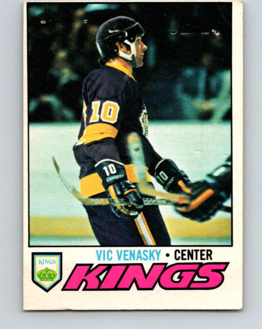 1977-78 O-Pee-Chee #187 Vic Venasky  Los Angeles Kings  V14244