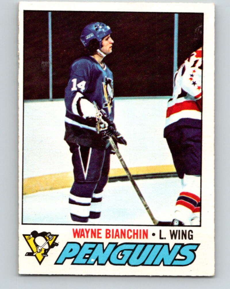 1977-78 O-Pee-Chee #188 Wayne Bianchin  RC Rookie Penguins  V14247