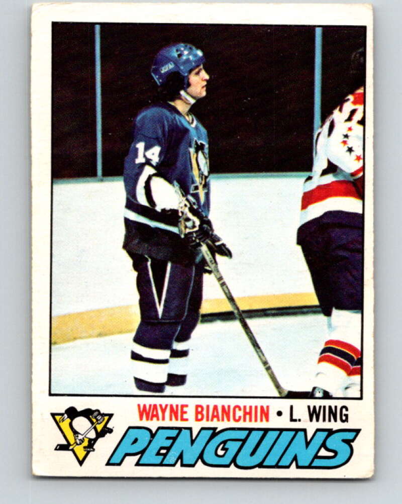 1977-78 O-Pee-Chee #188 Wayne Bianchin  RC Rookie Penguins  V14249