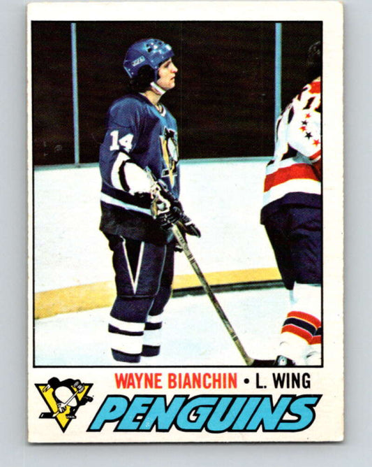 1977-78 O-Pee-Chee #188 Wayne Bianchin  RC Rookie Penguins  V14251