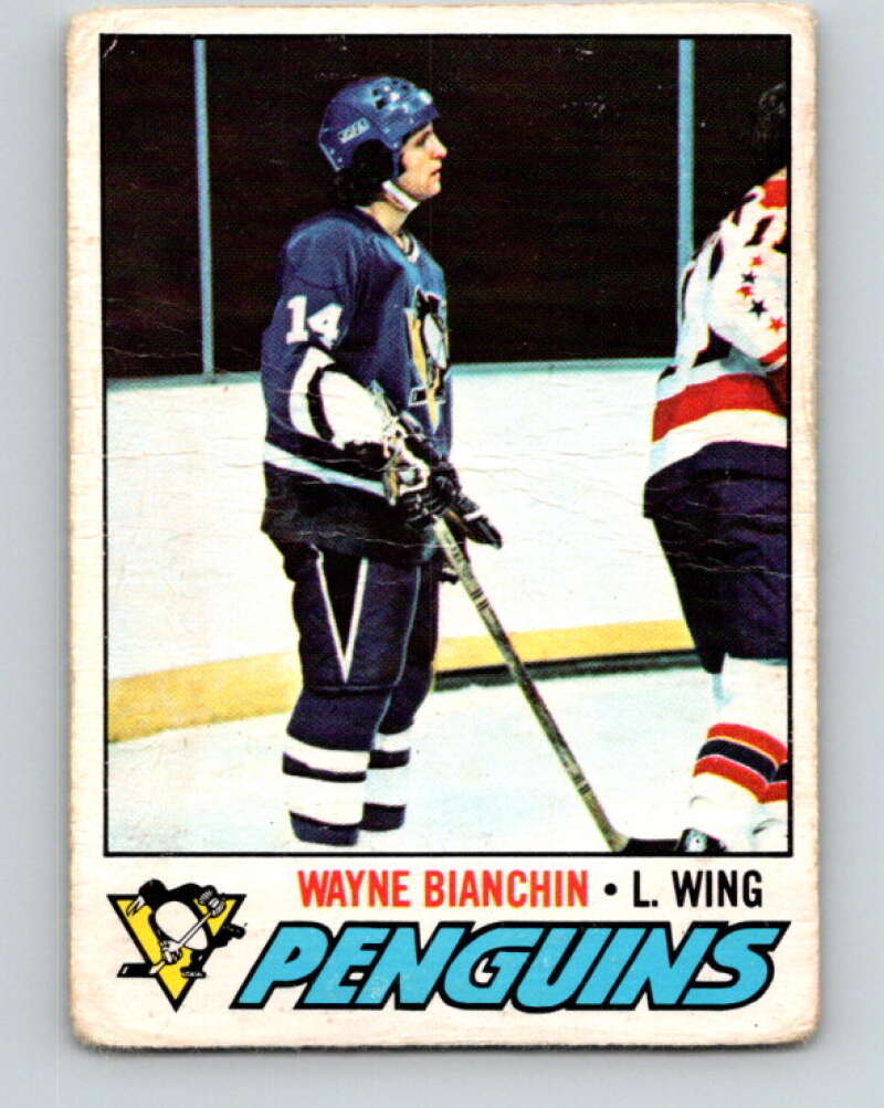 1977-78 O-Pee-Chee #188 Wayne Bianchin  RC Rookie Penguins  V14252