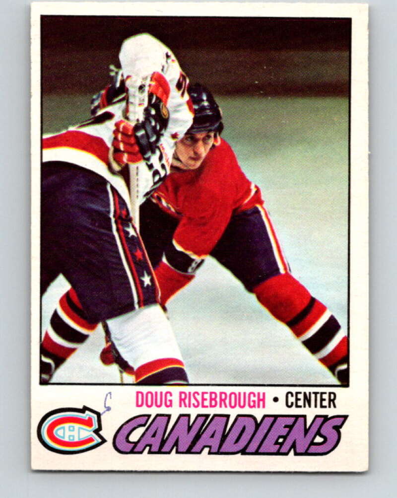 1977-78 O-Pee-Chee #189 Doug Risebrough  Montreal Canadiens  V14258