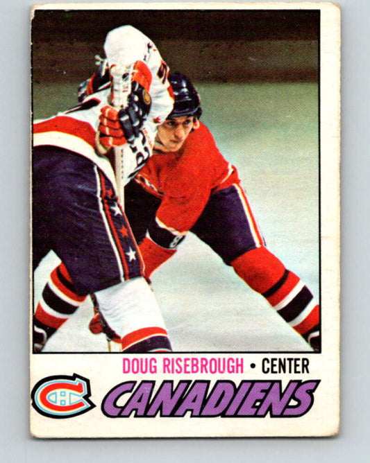 1977-78 O-Pee-Chee #189 Doug Risebrough  Montreal Canadiens  V14261