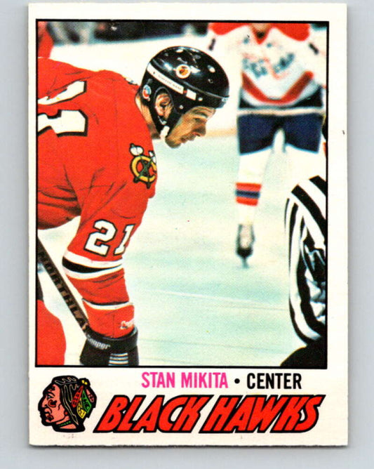 1977-78 O-Pee-Chee #195 Stan Mikita  Chicago Blackhawks  V14298