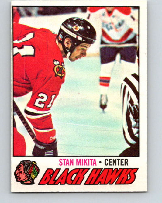 1977-78 O-Pee-Chee #195 Stan Mikita  Chicago Blackhawks  V14300