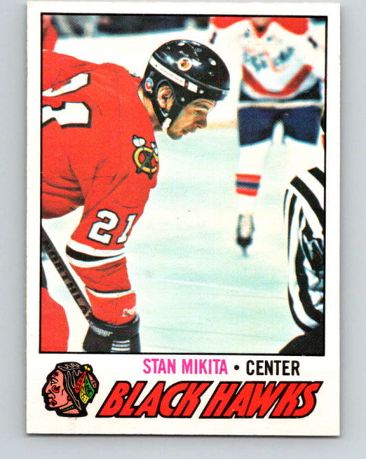 1977-78 O-Pee-Chee #195 Stan Mikita  Chicago Blackhawks  V14301