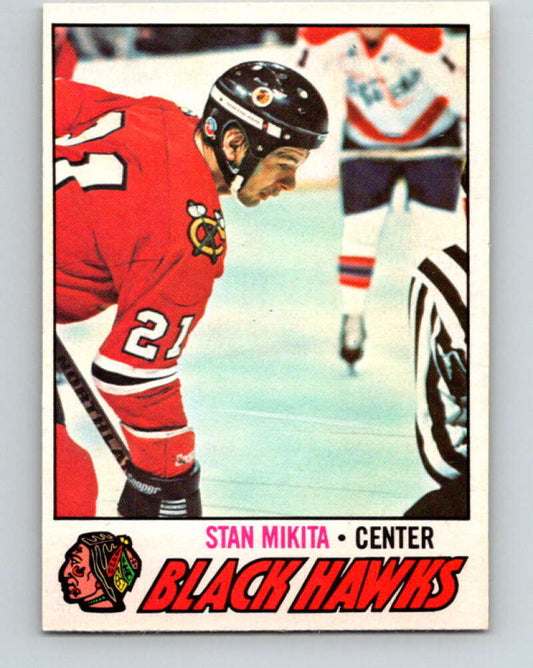 1977-78 O-Pee-Chee #195 Stan Mikita  Chicago Blackhawks  V14305