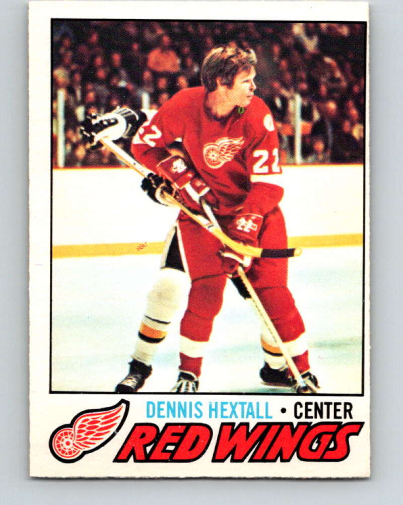 1977-78 O-Pee-Chee #197 Dennis Hextall  Detroit Red Wings  V14317