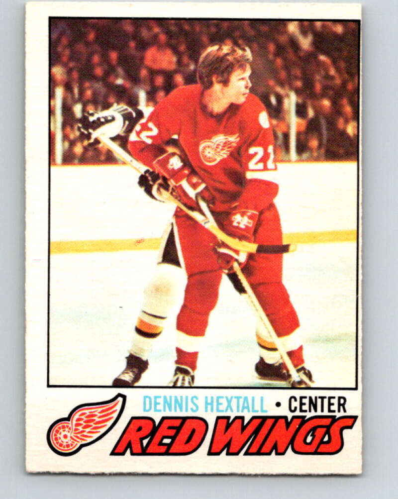 1977-78 O-Pee-Chee #197 Dennis Hextall  Detroit Red Wings  V14318