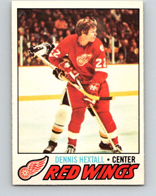 1977-78 O-Pee-Chee #197 Dennis Hextall  Detroit Red Wings  V14319