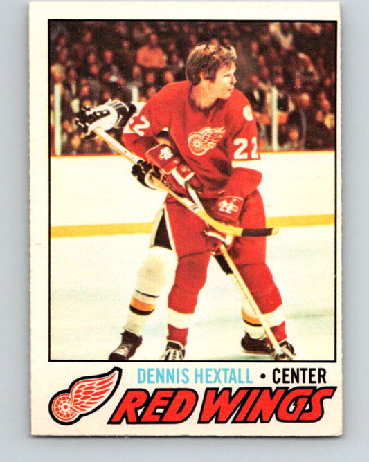 1977-78 O-Pee-Chee #197 Dennis Hextall  Detroit Red Wings  V14320