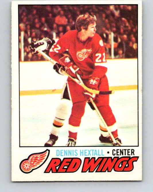 1977-78 O-Pee-Chee #197 Dennis Hextall  Detroit Red Wings  V14322