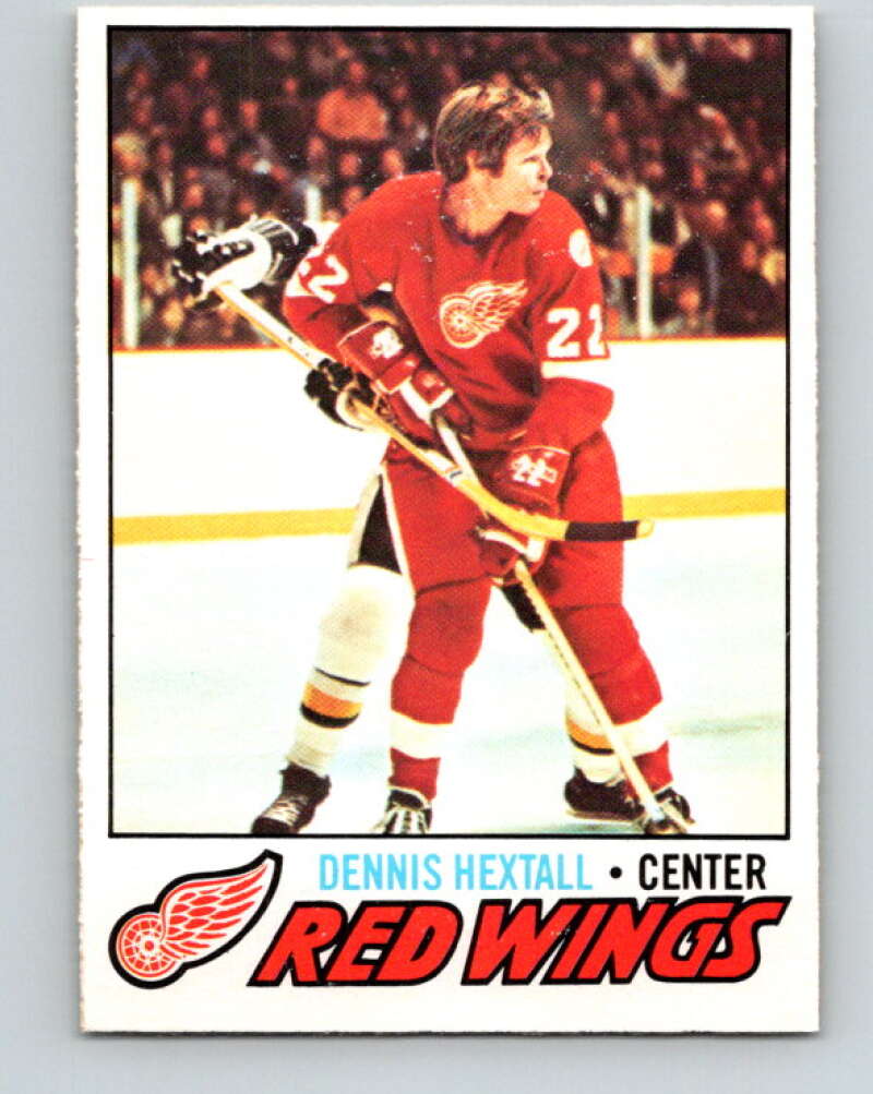 1977-78 O-Pee-Chee #197 Dennis Hextall  Detroit Red Wings  V14326