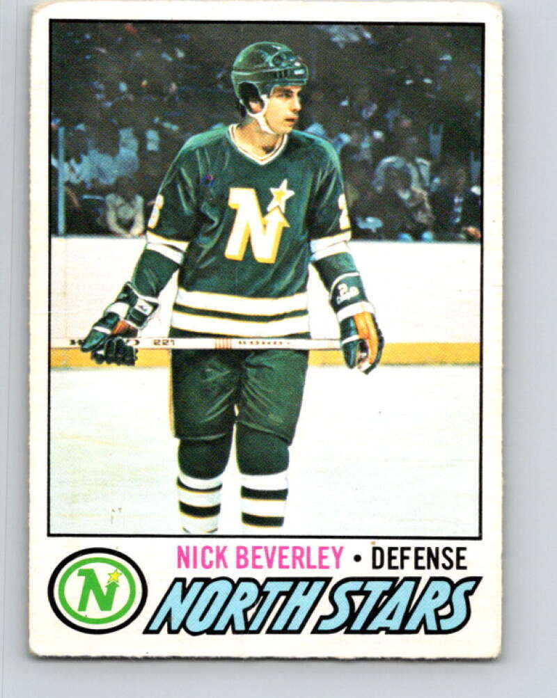 1977-78 O-Pee-Chee #198 Nick Beverley  Minnesota North Stars  V14332