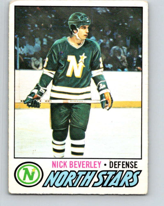 1977-78 O-Pee-Chee #198 Nick Beverley  Minnesota North Stars  V14332