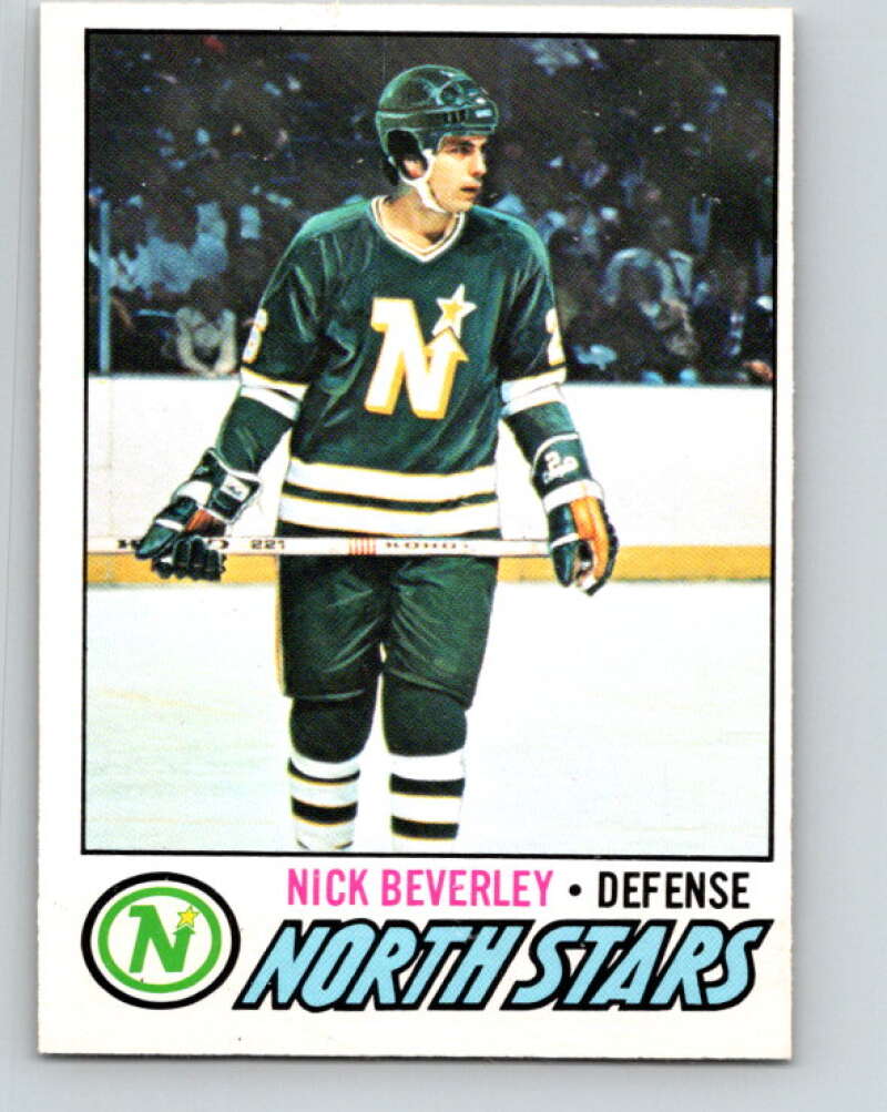 1977-78 O-Pee-Chee #198 Nick Beverley  Minnesota North Stars  V14334