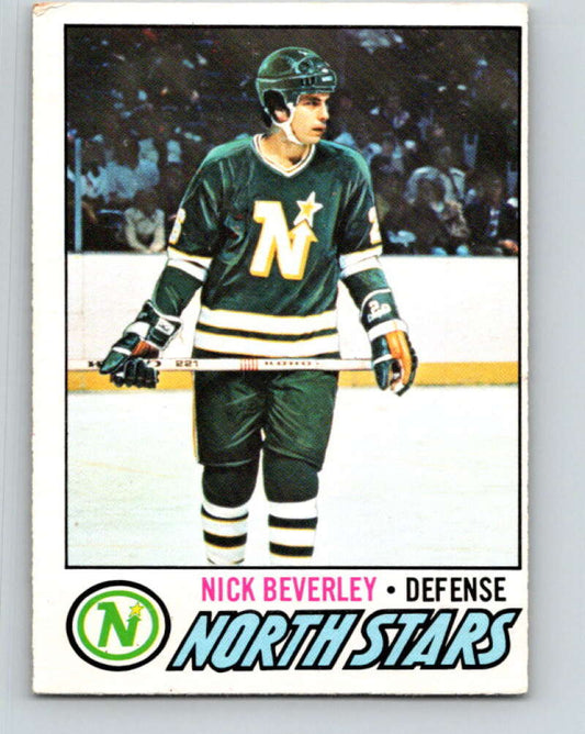 1977-78 O-Pee-Chee #198 Nick Beverley  Minnesota North Stars  V14336