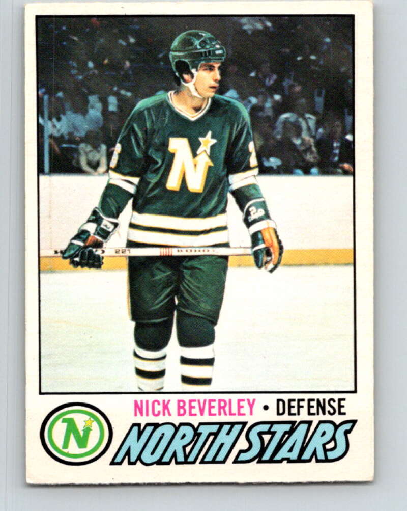 1977-78 O-Pee-Chee #198 Nick Beverley  Minnesota North Stars  V14338