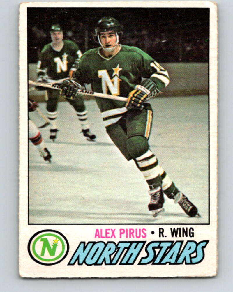 1977-78 O-Pee-Chee #204 Alex Pirus  RC Rookie Minnesota North Stars  V14375