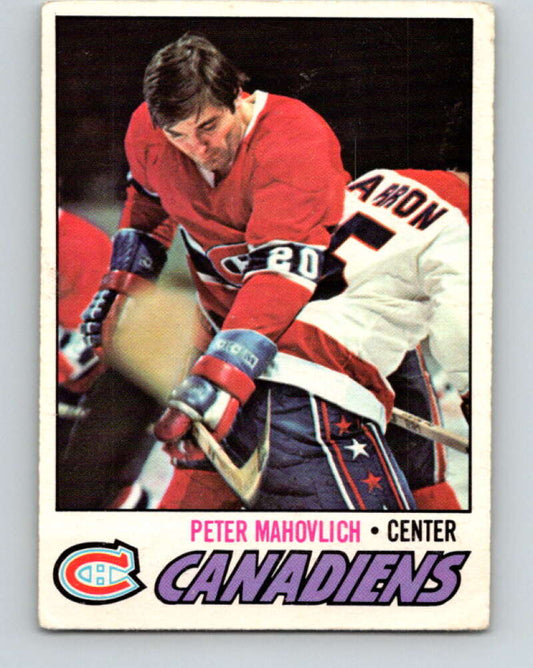 1977-78 O-Pee-Chee #205 Pete Mahovlich  Montreal Canadiens  V14378