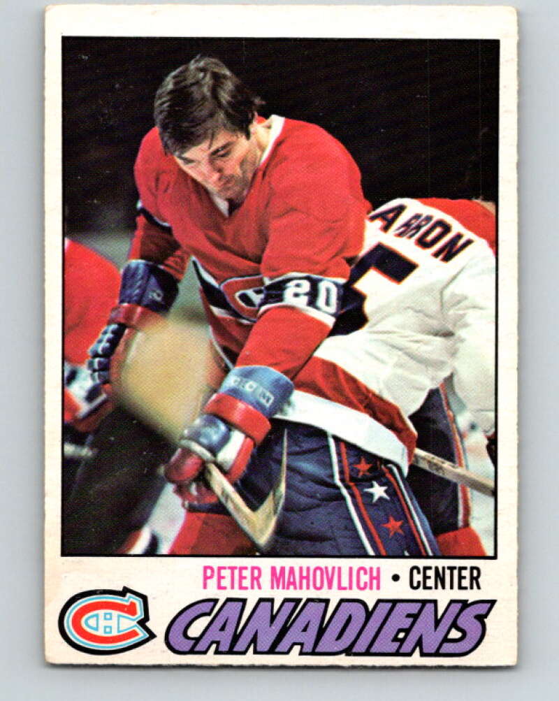 1977-78 O-Pee-Chee #205 Pete Mahovlich  Montreal Canadiens  V14380