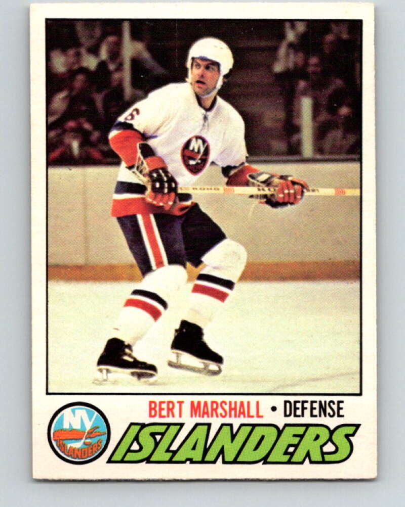 1977-78 O-Pee-Chee #206 Bert Marshall  New York Islanders  V14384