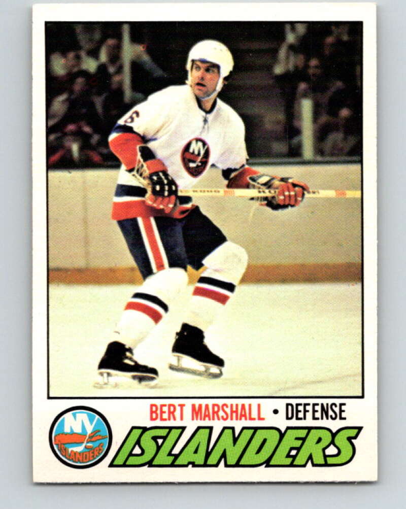 1977-78 O-Pee-Chee #206 Bert Marshall  New York Islanders  V14385