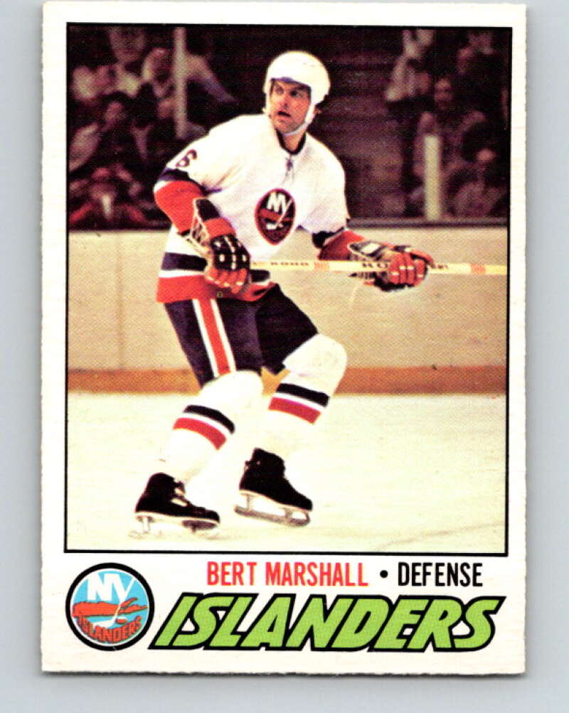 1977-78 O-Pee-Chee #206 Bert Marshall  New York Islanders  V14386