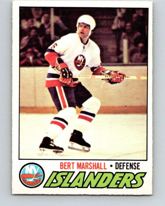 1977-78 O-Pee-Chee #206 Bert Marshall  New York Islanders  V14386