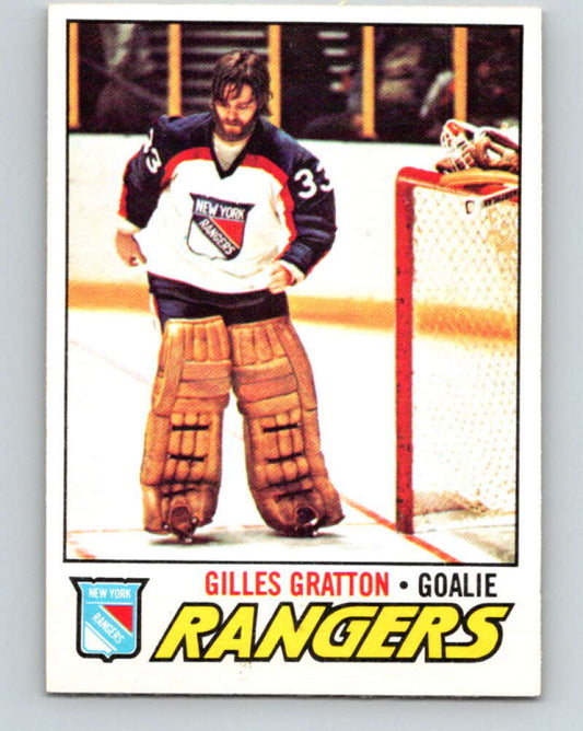 1977-78 O-Pee-Chee #207 Gilles Gratton  New York Rangers  V14388