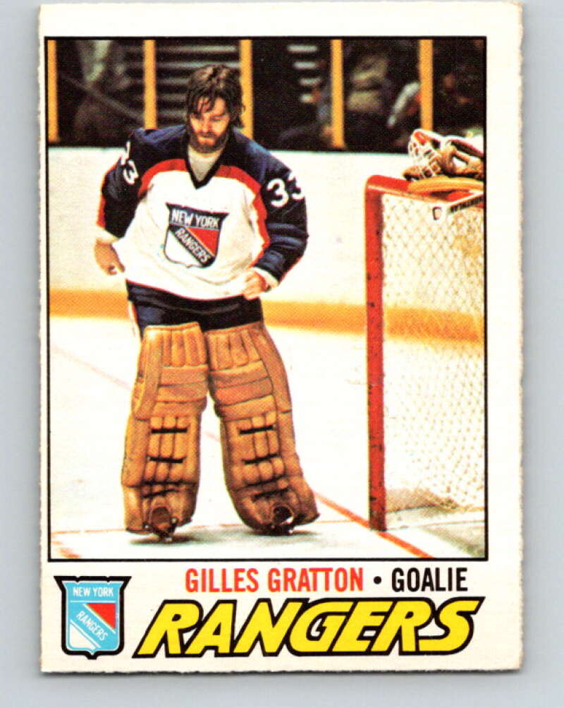 1977-78 O-Pee-Chee #207 Gilles Gratton  New York Rangers  V14389