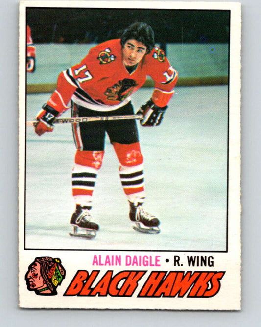 1977-78 O-Pee-Chee #208 Alain Daigle  Chicago Blackhawks  V14397