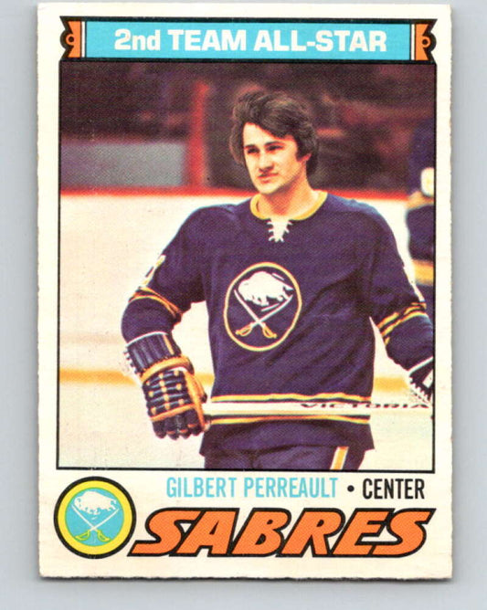 1977-78 O-Pee-Chee #210 Gilbert Perreault AS  Buffalo Sabres  V14412