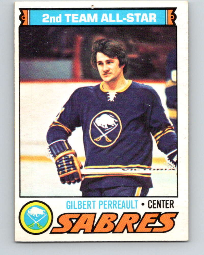 1977-78 O-Pee-Chee #210 Gilbert Perreault AS  Buffalo Sabres  V14414