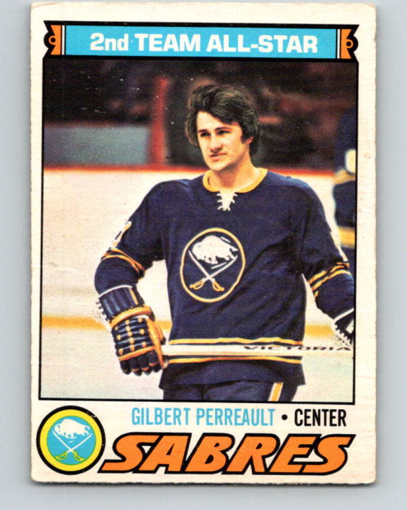 1977-78 O-Pee-Chee #210 Gilbert Perreault AS  Buffalo Sabres  V14417