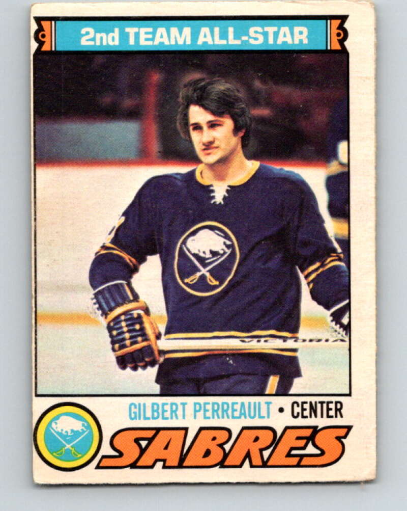 1977-78 O-Pee-Chee #210 Gilbert Perreault AS  Buffalo Sabres  V14418