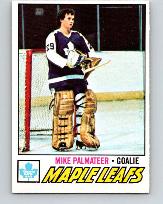 1977-78 O-Pee-Chee #211 Mike Palmateer  RC Rookie Toronto Maple Leafs  V14422