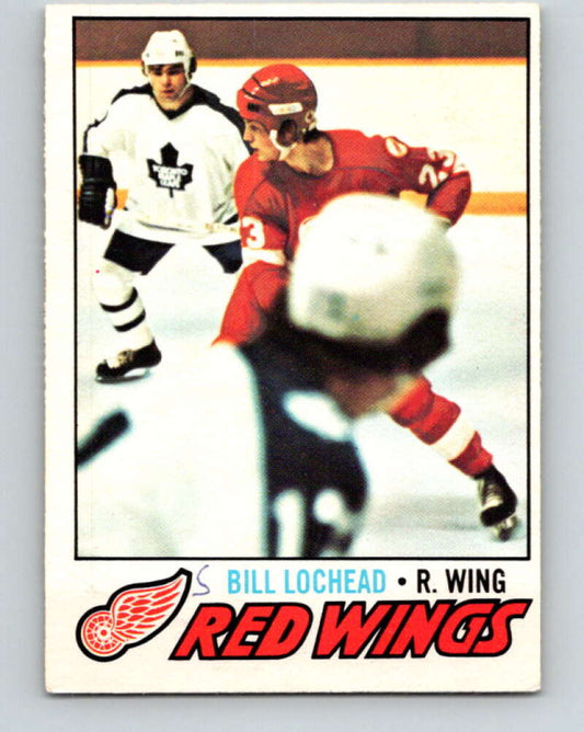 1977-78 O-Pee-Chee #212 Bill Lochead  Detroit Red Wings  V14427