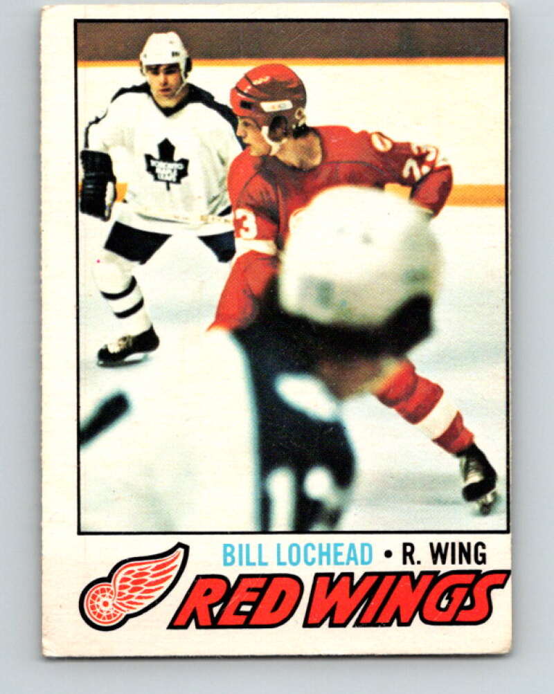 1977-78 O-Pee-Chee #212 Bill Lochead  Detroit Red Wings  V14428