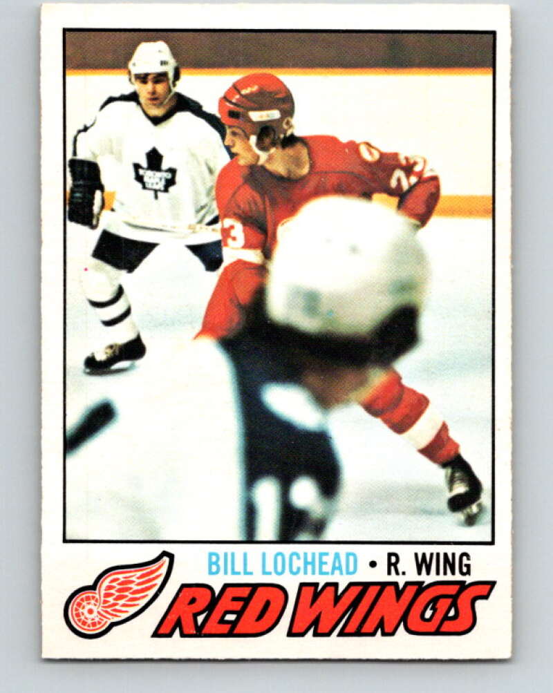 1977-78 O-Pee-Chee #212 Bill Lochead  Detroit Red Wings  V14429