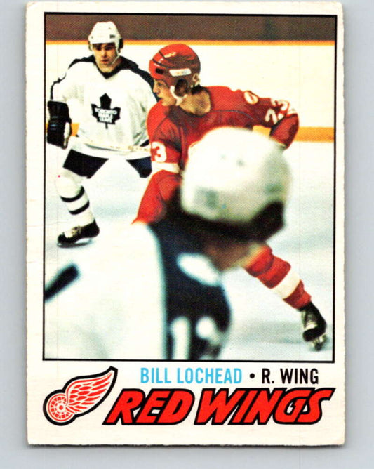 1977-78 O-Pee-Chee #212 Bill Lochead  Detroit Red Wings  V14431